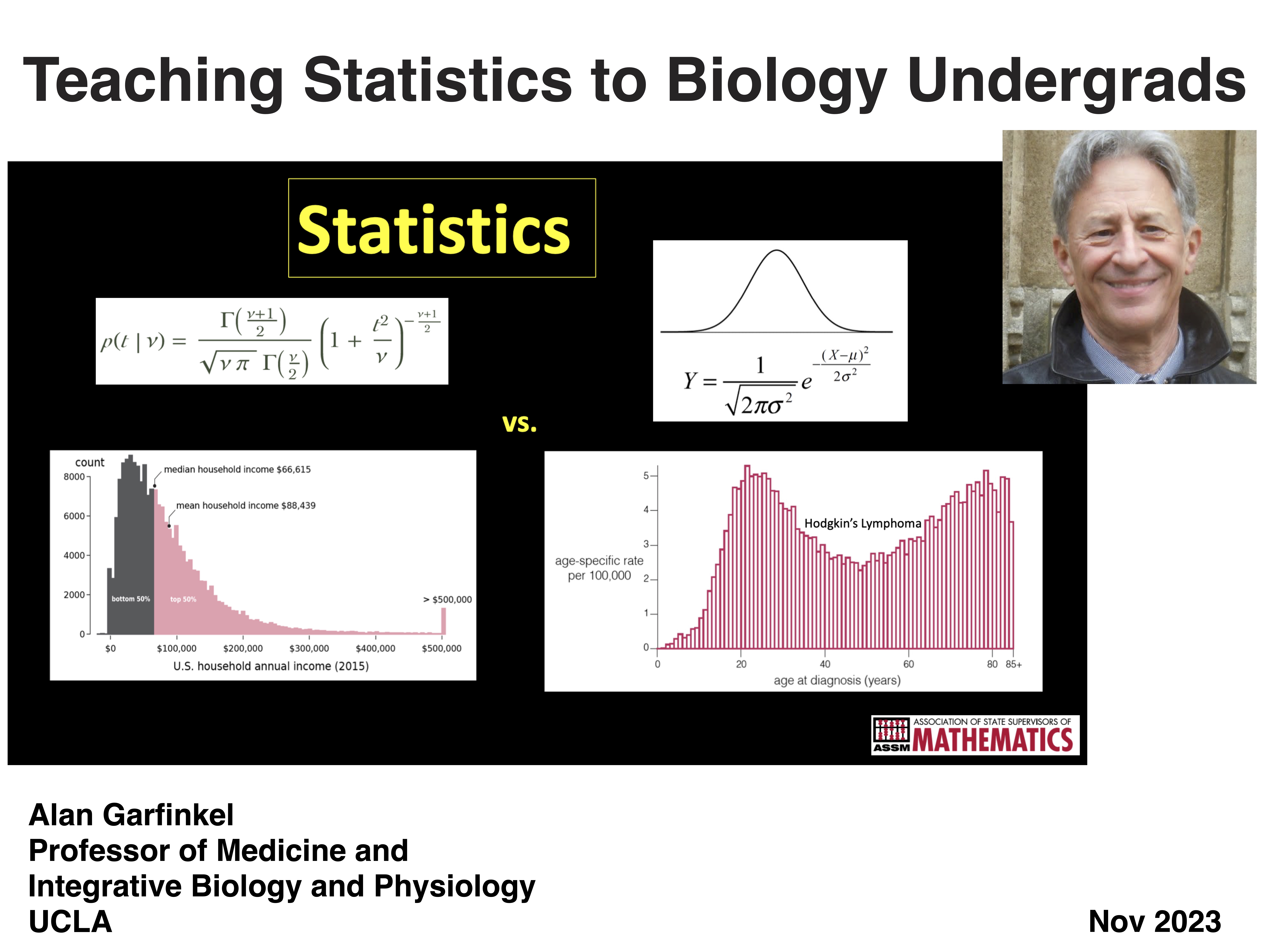 Teaching Dynamics and Statistics to Biology Undergrads